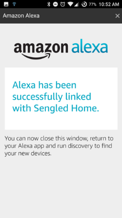 Grant Permission to the Alexa app.